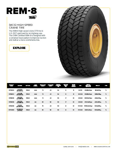 t-DoubleCoin-RadialMobileCrane-REM8-Specs